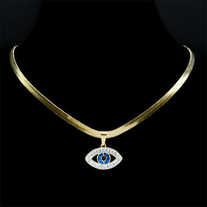 Blue Eye Necklace Turkish Alloy Necklace