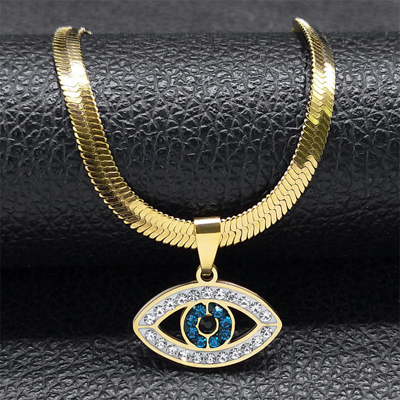 Blue Eye Necklace Turkish Alloy Necklace