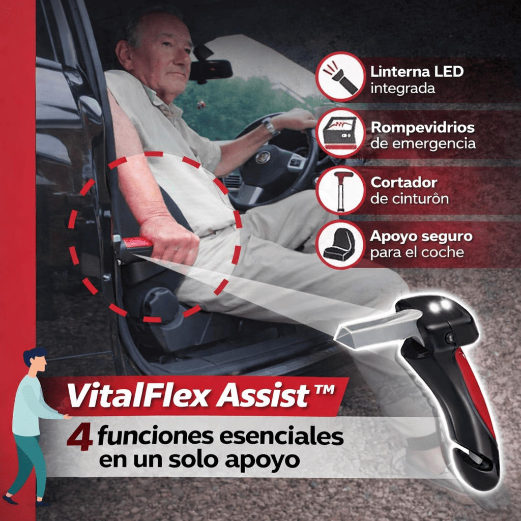 Vital Flex Assist™ - Seguridad Y Estabilidad Al Entrar Y Salir Del Coche