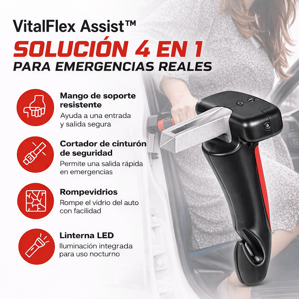 Vital Flex Assist™ - Seguridad Y Estabilidad Al Entrar Y Salir Del Coche