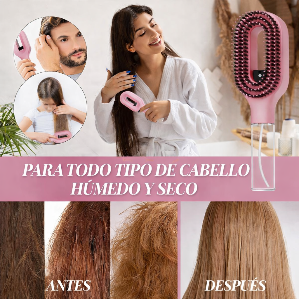 Cepillo Styra™ 2 en 1 Cabello liso e hidratado en menos de 5 minutos