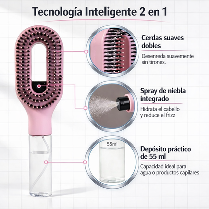 Cepillo Styra™ 2 en 1 Cabello liso e hidratado en menos de 5 minutos