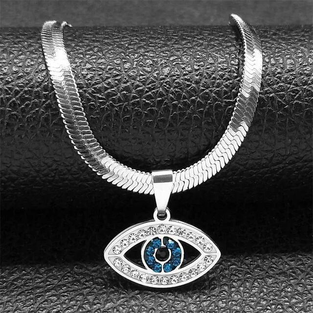 Blue Eye Necklace Turkish Alloy Necklace