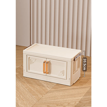 Foldable Storage Box with Lid, 1-5 layers Holders with Wheels for Kitchen Bedroom Bathroom warehouse Kitchen Home Storage Stackable Organizer