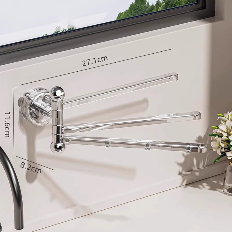 180° Rotating Suction Cup Towel Rack 
