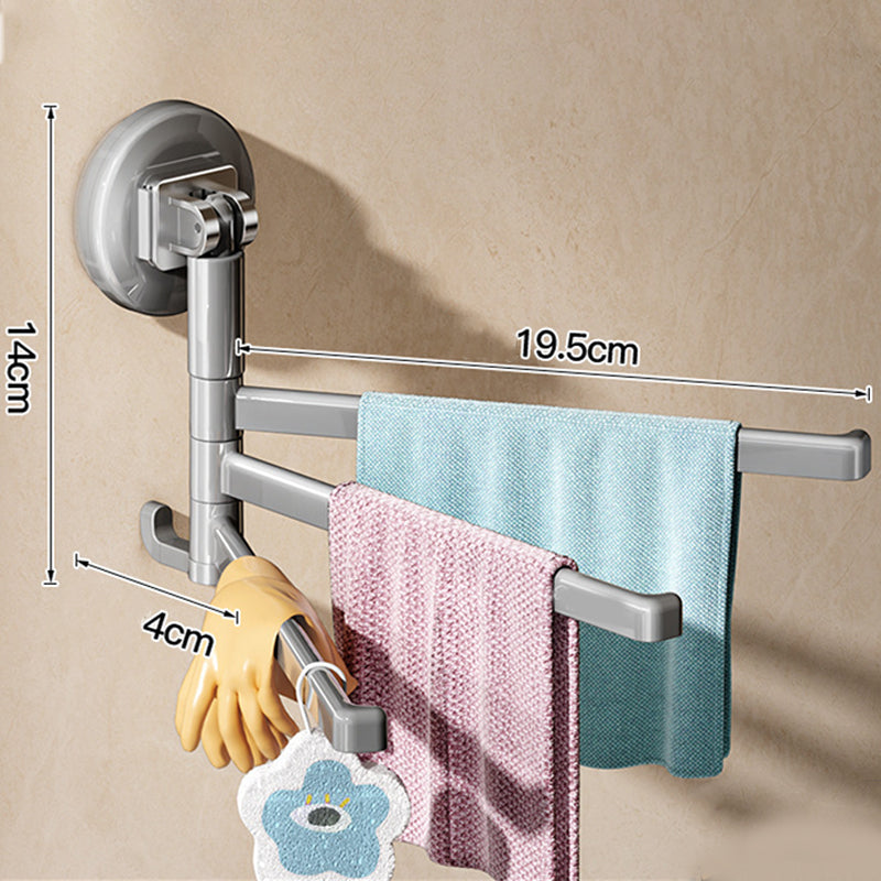 180° Rotating Suction Cup Towel Rack 