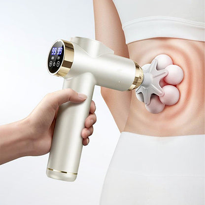 💆‍♂️ 50% OFF NOW! 🔥 Smart Deep Tissue Massage Gun - Multi-Head & Quiet, Perfect for Muscle Recovery and Relaxation ✨