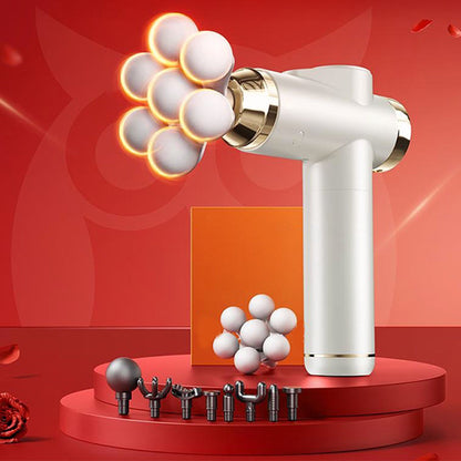 💆‍♂️ 50% OFF NOW! 🔥 Smart Deep Tissue Massage Gun - Multi-Head & Quiet, Perfect for Muscle Recovery and Relaxation ✨