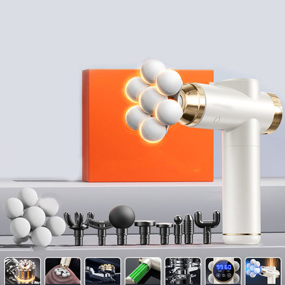 💆‍♂️ 50% OFF NOW! 🔥 Smart Deep Tissue Massage Gun - Multi-Head & Quiet, Perfect for Muscle Recovery and Relaxation ✨