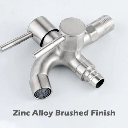 Bathroom Dual Outlet Faucet for Laundry Machine